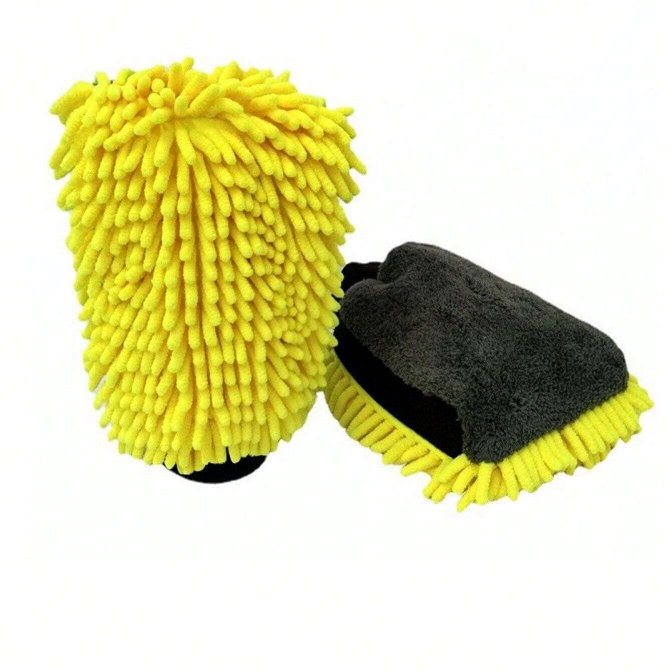 Gants - CarShineGlove™ - Jaune - Produit Automobile SP